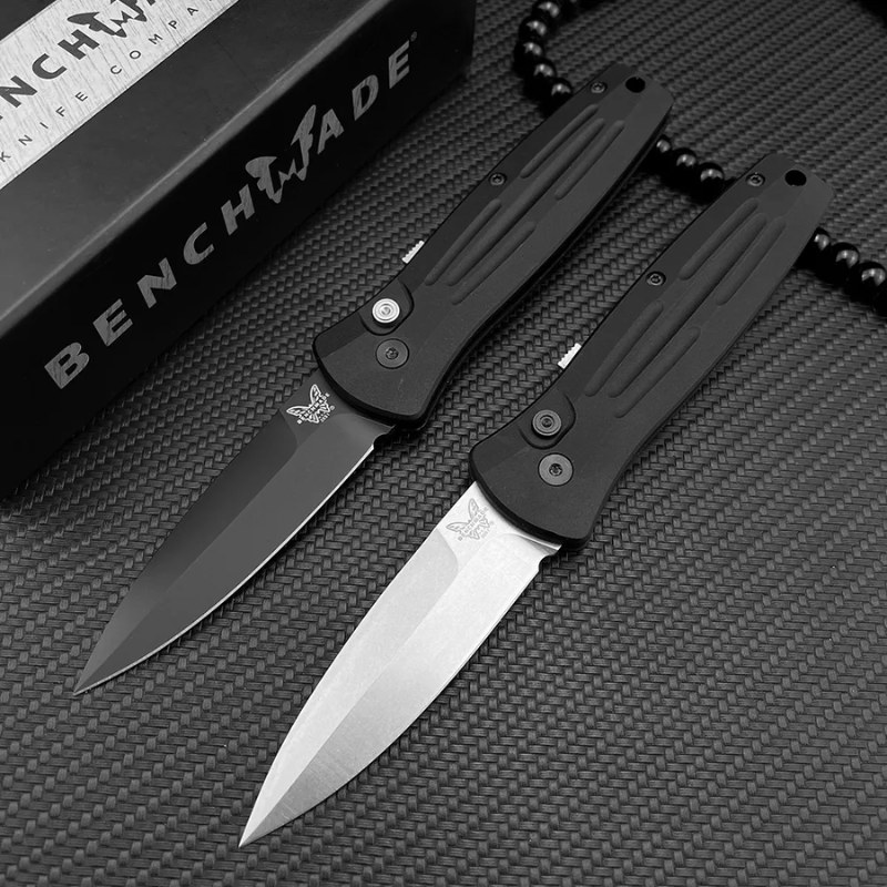 Benchmade 3551 Automatic Pocket Camping Knife Black