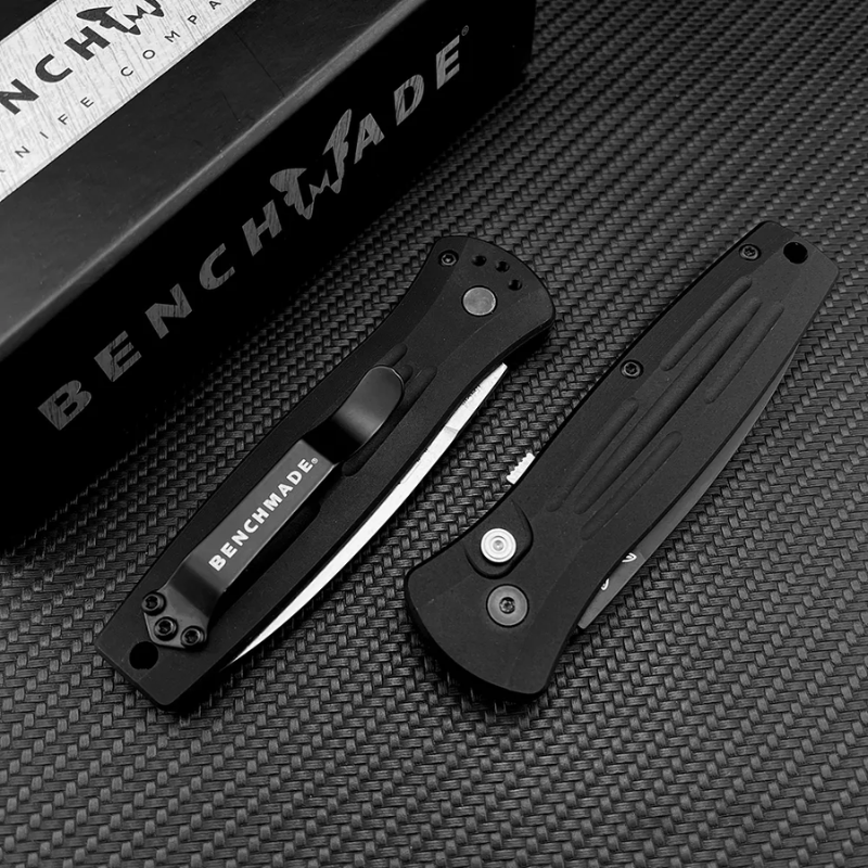 Benchmade 3551 Automatic Pocket Camping Knife Black