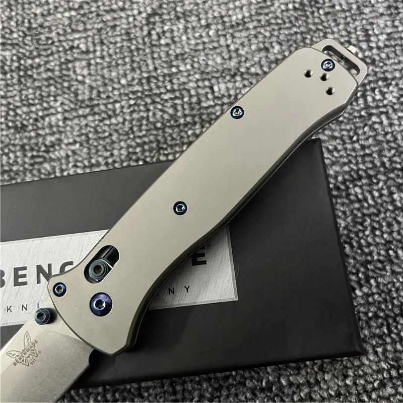 Benchmade BM537 Tanto Pocket Folding Knife For Camping Hunting